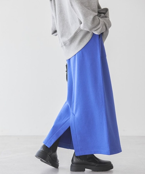 裏起毛スウェットタイトスカート