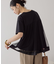 バックチュールレイヤードカットプルオーバー