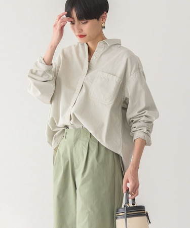 バックタックオーバーシャツ
