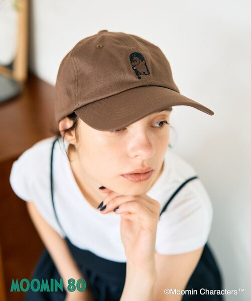 帽子 opium fur cap WEB限定】80周年/Moomin刺繍CAP｜アメリカンホリックの通販