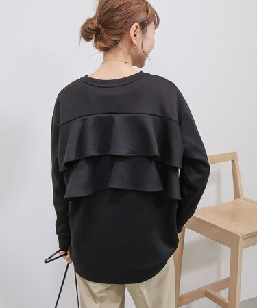 【WEB限定】バックフリルポンチプルオーバー
