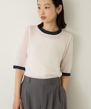 メッシュニットリンガーTシャツ