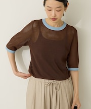 メッシュニットリンガーTシャツ