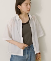 T/Rキュプラ ドロストヘムシャツ