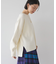袖ボリュームサイドスリットニットプルオーバー