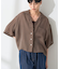 接触冷感シアー開襟半袖シャツ