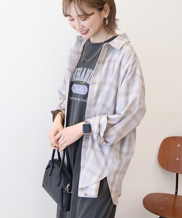 イージーケアチェックシャツ