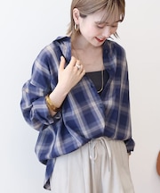 イージーケアチェックシャツ