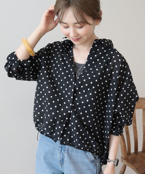 【WEB限定】ドットドロストシャツ