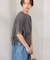 チュールレイヤードドロストトップス