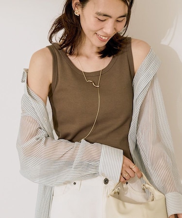 抗菌防臭テレコタンクトップ