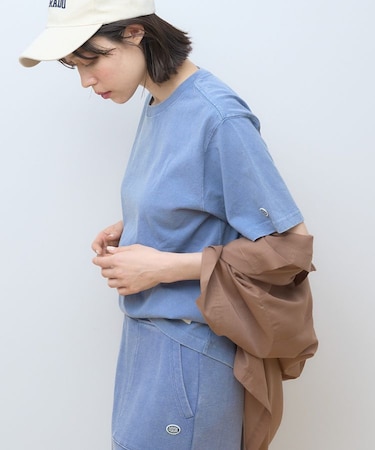 DISCUS パウダーブリーチ加工Tシャツ