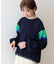 異素材ドロストラインスウェット
