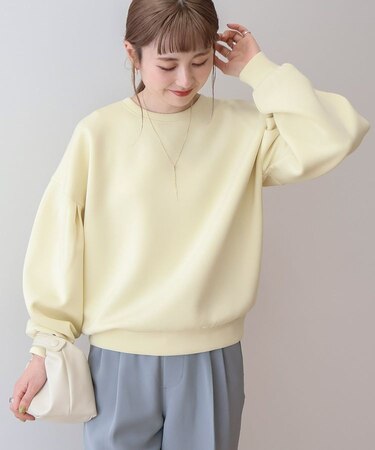 袖タックポンチプルオーバー