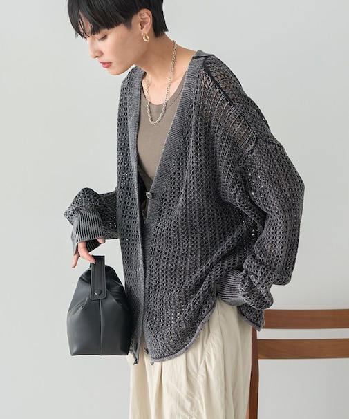 メッシュカーディガン