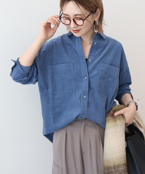 Wポケットコーデュロイシャツ｜アメリカンホリックの通販｜&mall