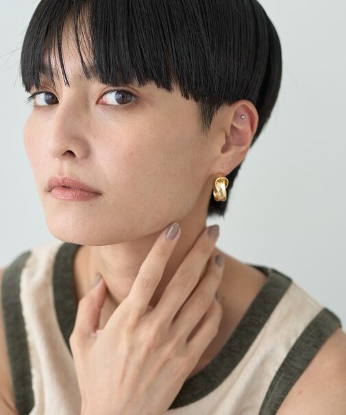 メタルクロスイヤリング