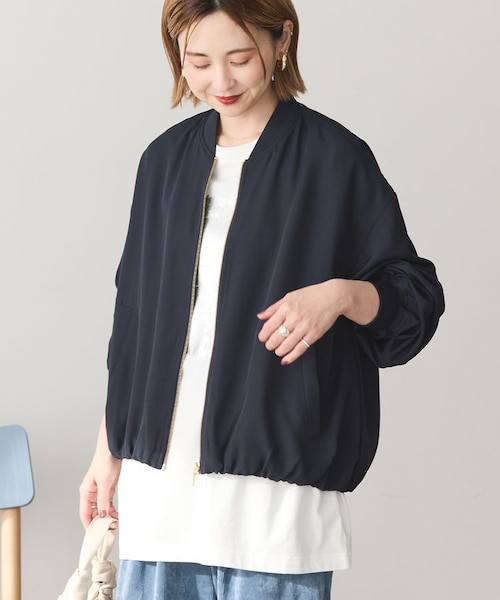 ビアズリー　ギャザーブルゾン BEARDSLEY（ビアズリー）の「ギャザーブルゾン（ブルゾン）」 - WEAR