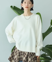【WEB限定】バイパチサイドスリットニットプルオーバー