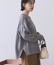 【WEB限定】バイパチサイドスリットニットプルオーバー