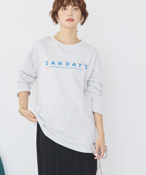 SANDAYS ロングTシャツ/チュニック