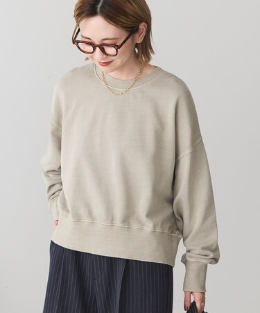ピグメント裏毛プルオーバー