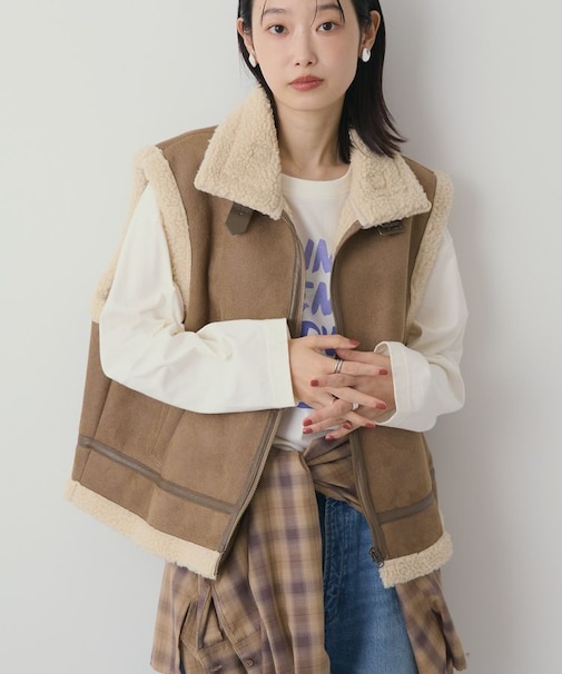 ムートンライクベスト