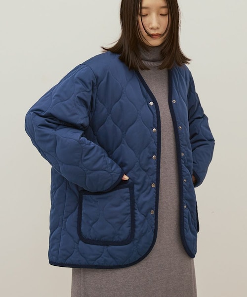 ■新品29万!バーバリー／キルティングブルゾン『WHITCHURCH』L/黒紺 46C0A4F6-51C5-401E-BA30-