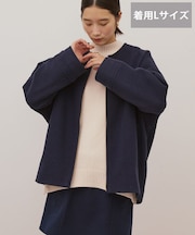 【選べる丈】中空FIBERノーカラーコート