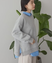 サイドドットボタンポンチプルオーバー