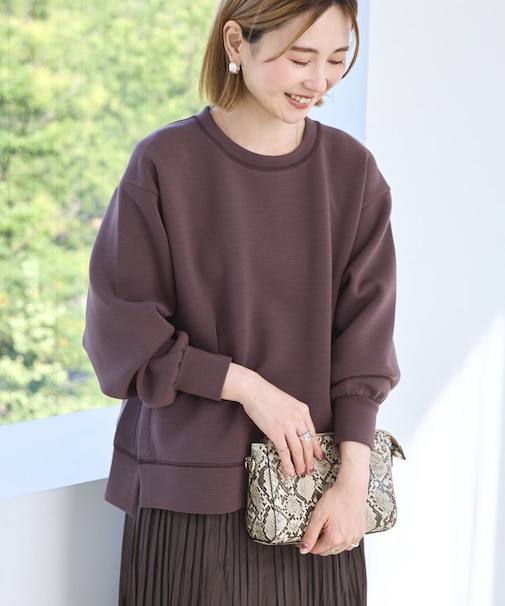 サイドスリットダンボールプルオーバー