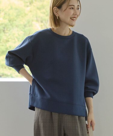 サイドスリットダンボールプルオーバー