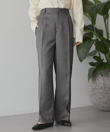 美・美・美ツイードワイドパンツ