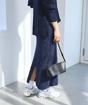 シャギーニットナロースカート