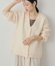 カールシャギーカーディガン