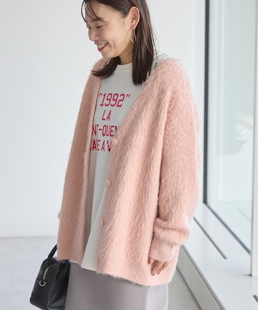 カールシャギーカーディガン