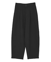 ウールライクカーブスラックスパンツ