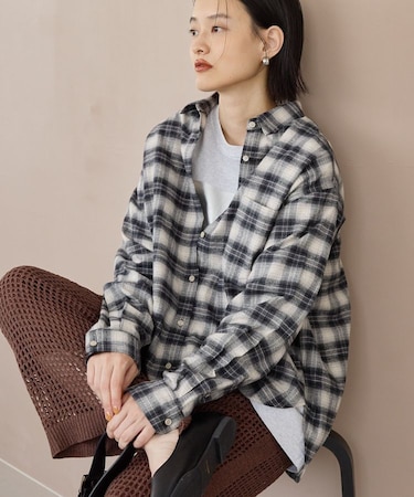 ビエラ起毛チェックシャツ