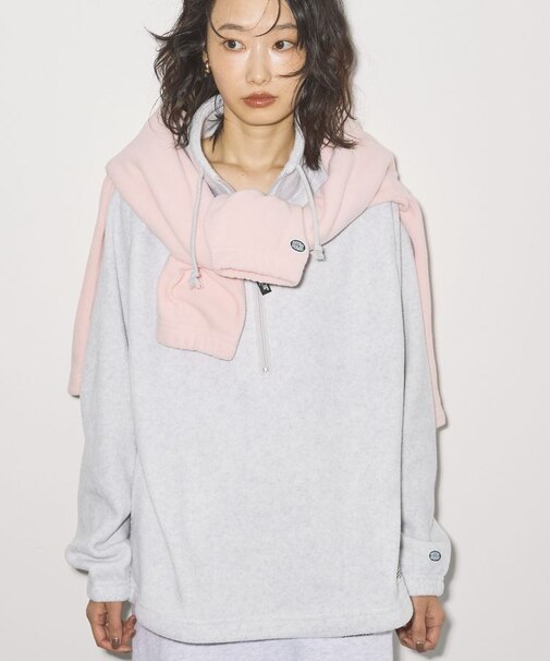 Discus フリースハーフジッププルオーバー