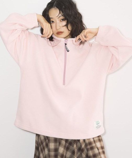 Discus フリースハーフジッププルオーバー