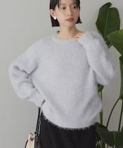 【WEB限定】フェザーゆるニットプルオーバー
