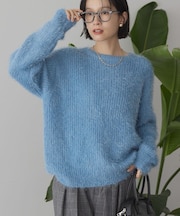 【WEB限定】フェザーゆるニットプルオーバー