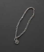 コイントップダブルチェーンネックレス