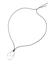 ダブルメタル スライドロングネックレス