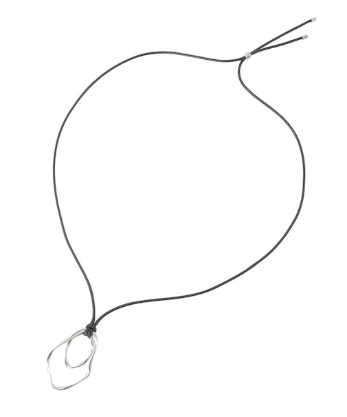 ダブルメタル スライドロングネックレス