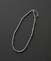 メタルビーズネックレス