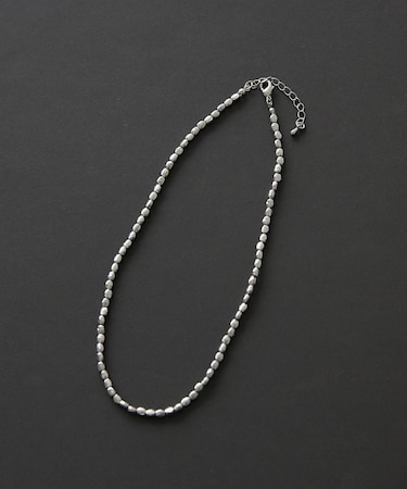 メタルビーズネックレス