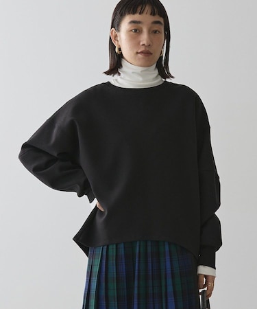 【WEB限定】袖タックコクーンポンチプルオーバー