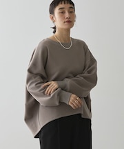 【WEB限定】袖タックコクーンポンチプルオーバー