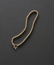 メタルボールマンテルネックレス